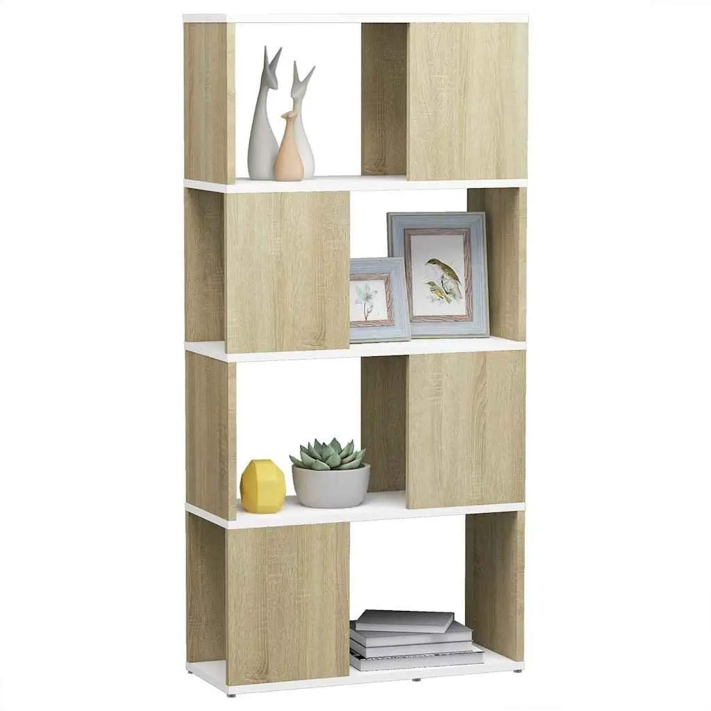 Book Cabinet Room Divider Bookshelf Storage Organizer Shelving Unit Furniture