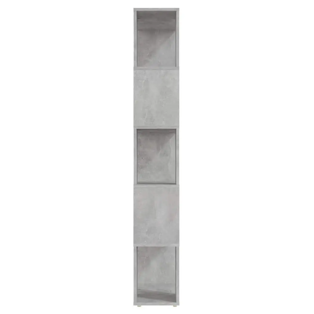 Grey Bookcase with Open Shelving
