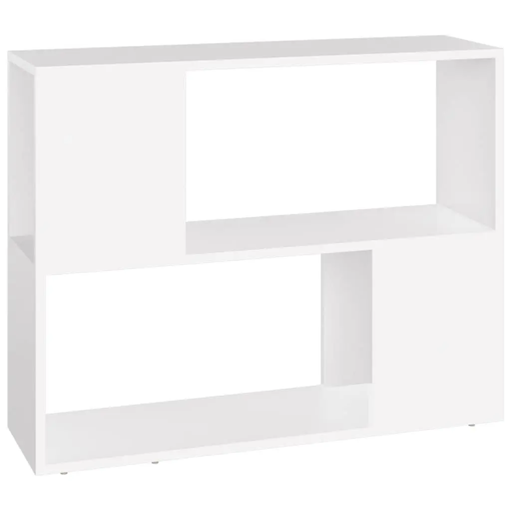 TV Cabinet Open Compartment Storage Unit Living Room Furniture 80x24x63cm White
