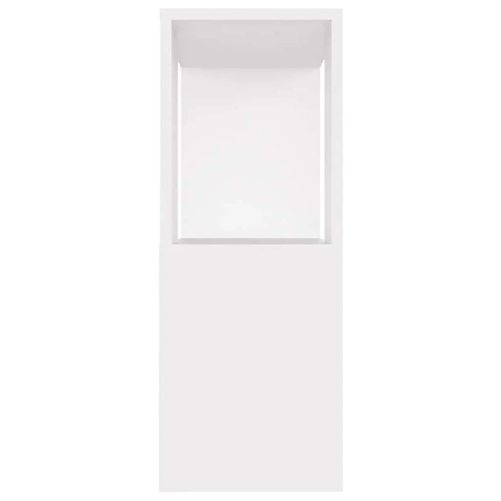 TV Cabinet Open Compartment Storage Unit Living Room Furniture 80x24x63cm White