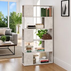 Book Cabinet Room Divider with Durability and Storage