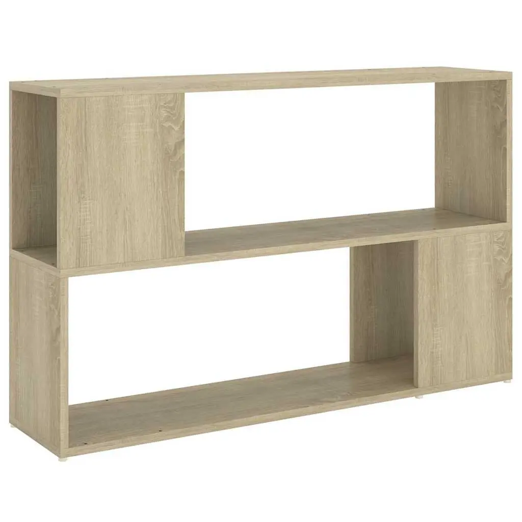 Book Cabinet Open Shelving Storage Unit 100 x 24 x 63 cm Brown Engineered Wood