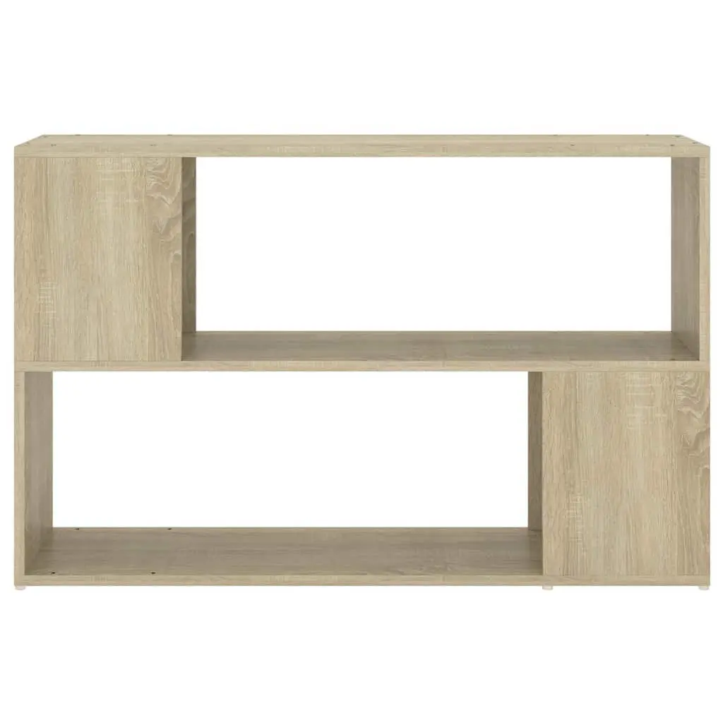 Book Cabinet Open Shelving Storage Unit 100 x 24 x 63 cm Brown Engineered Wood