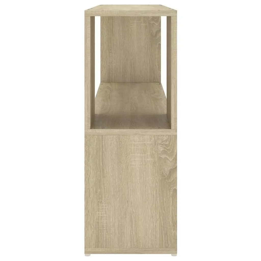 Book Cabinet Open Shelving Storage Unit 100 x 24 x 63 cm Brown Engineered Wood