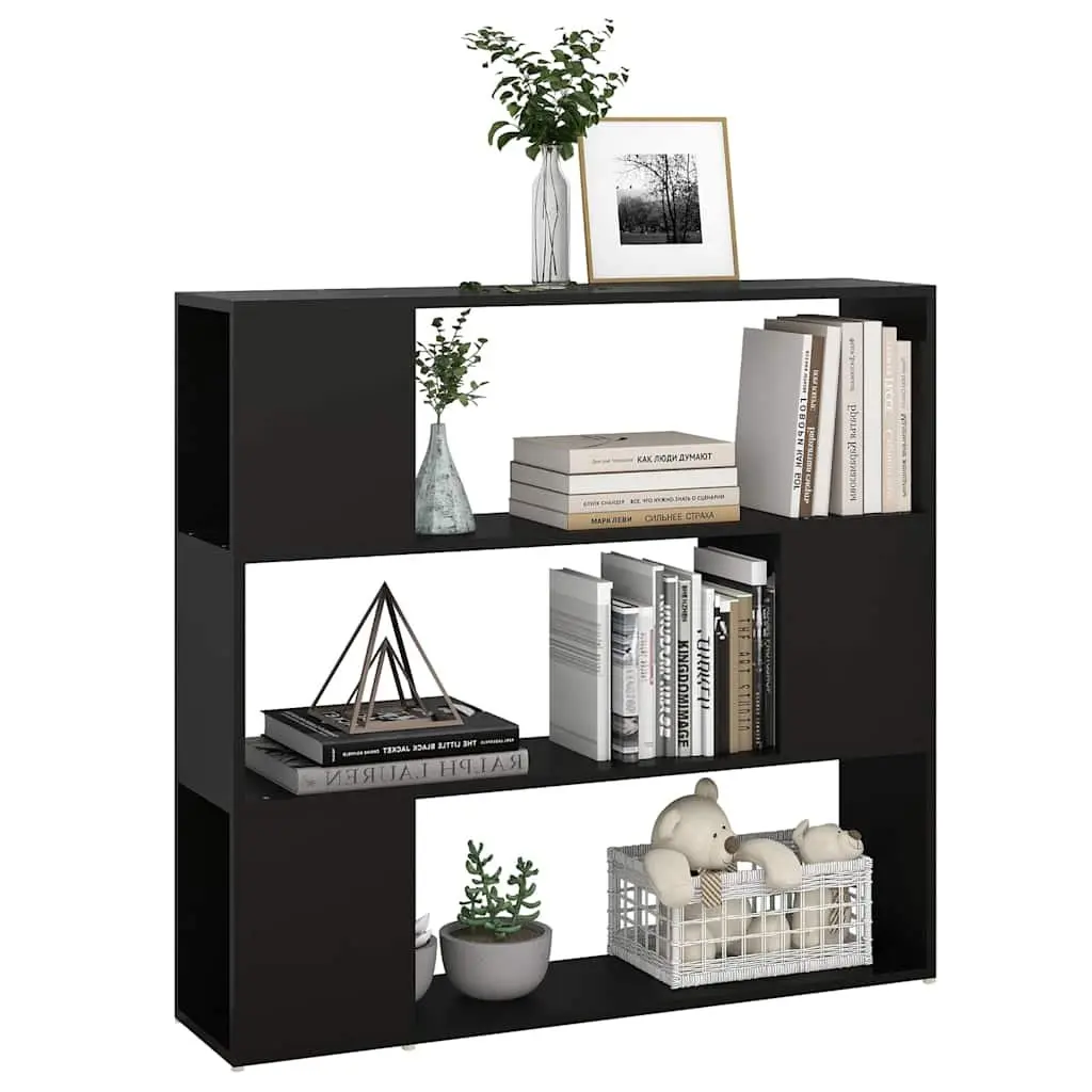 Black Book Cabinet with Ample Storage Space