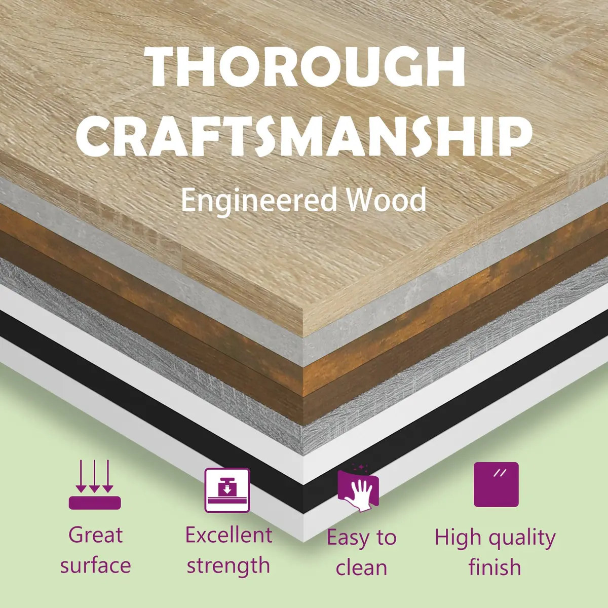Grey Standing Shelf Book Storage Organizer Room Divider with 4 Compartments