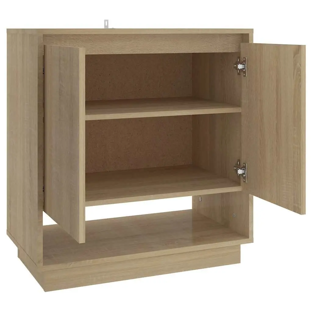 Sideboard Storage Cabinet with Doors and Compartments 70 x 41 x 75 cm Brown Engineered Wood