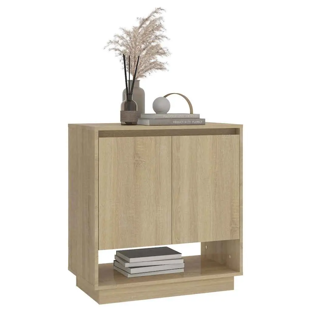 Sideboard Storage Cabinet with Doors and Compartments 70 x 41 x 75 cm Brown Engineered Wood