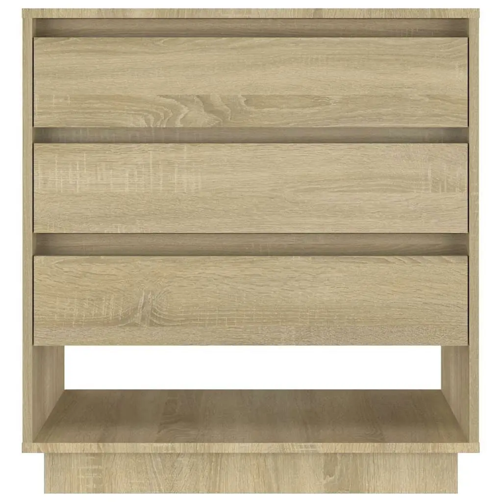 Sideboard Storage Cabinet 70x41x75cm Brown Engineered Wood Buffet Drawers