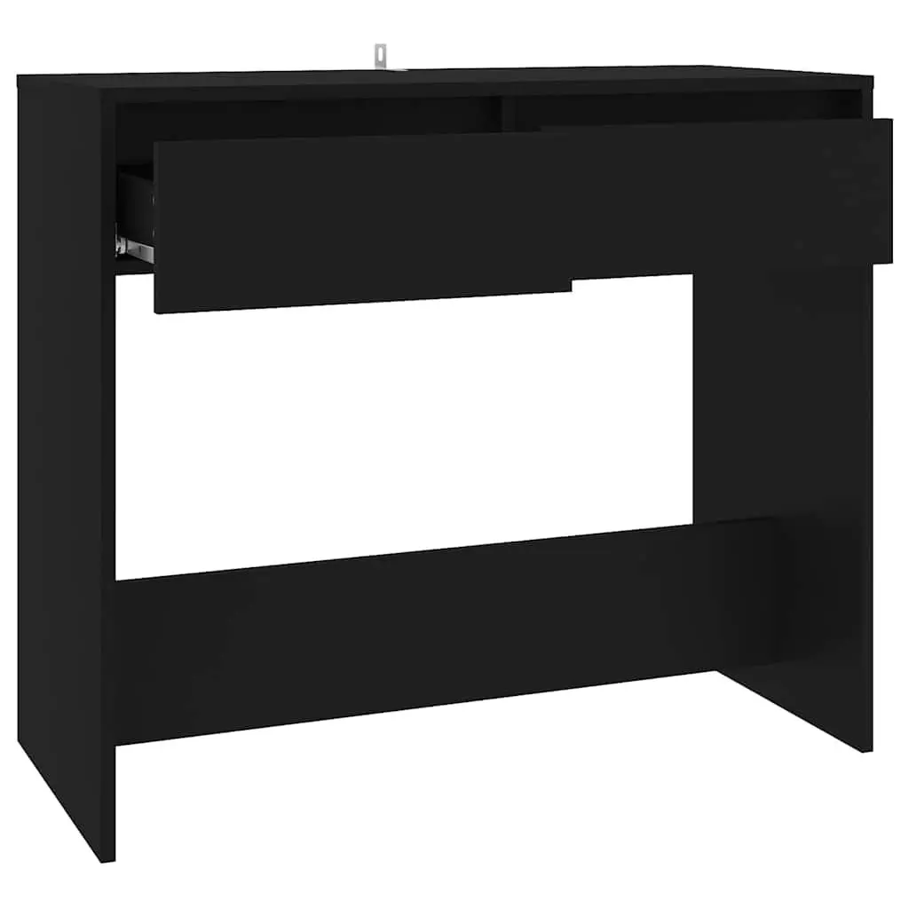 Black Console Table with Drawers