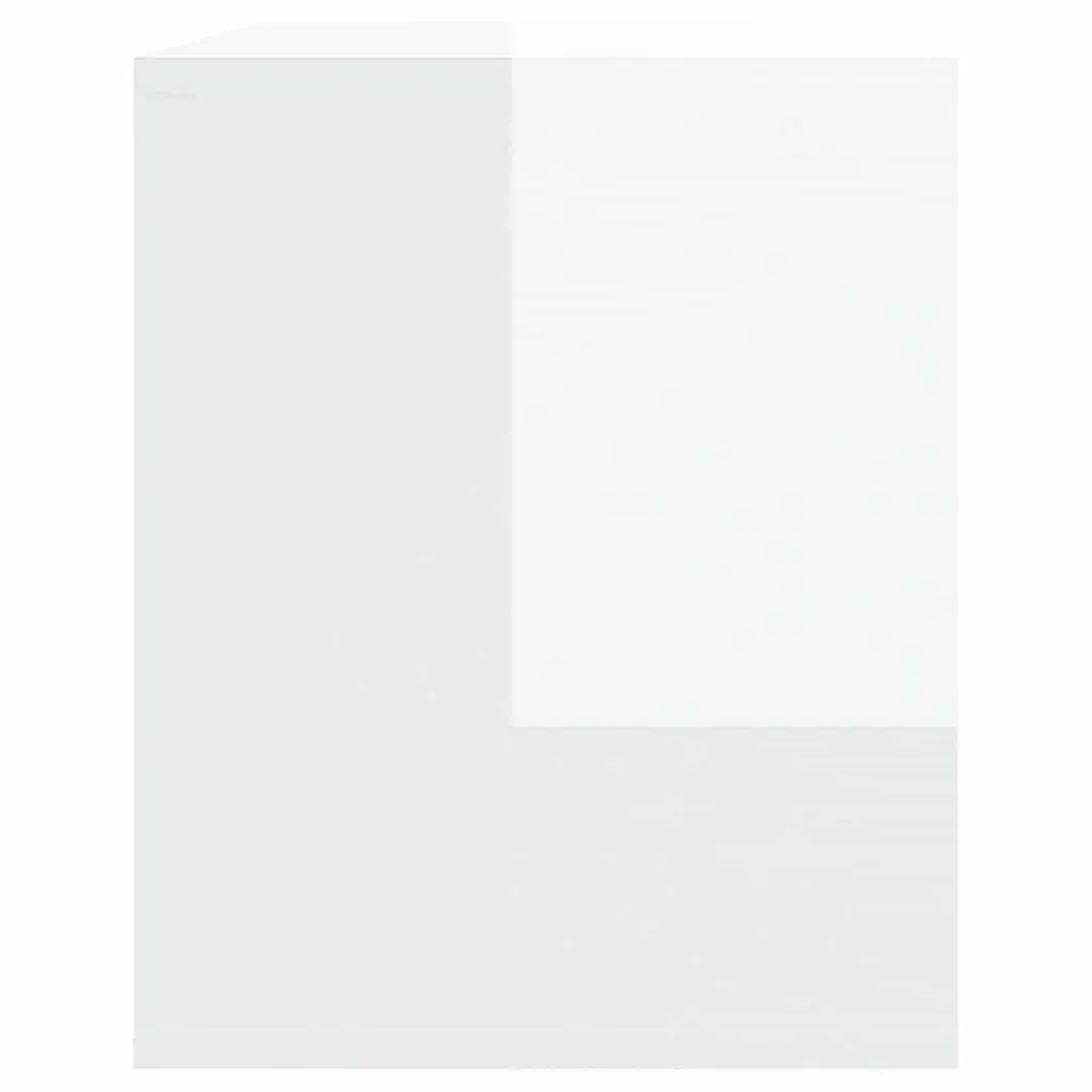 TV Cabinet Storage Lowboard 130x35x50cm White High Gloss Entertainment Unit