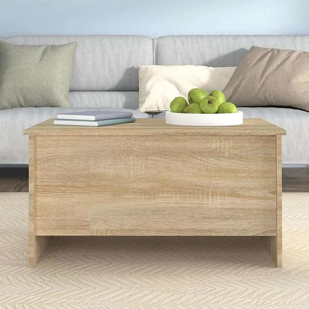 Lift-Top Coffee Table with Hidden Storage Compartment