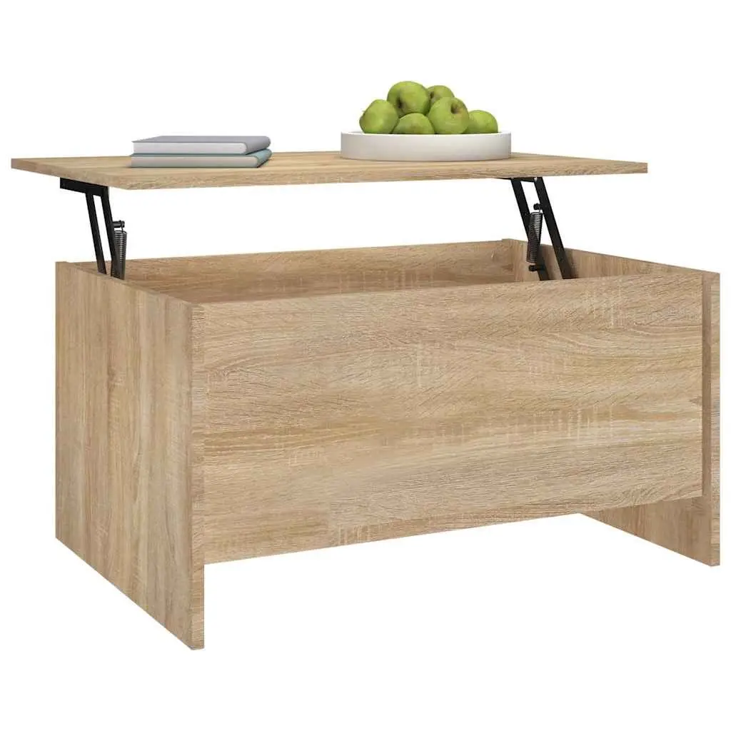Lift-Top Coffee Table with Hidden Storage Compartment