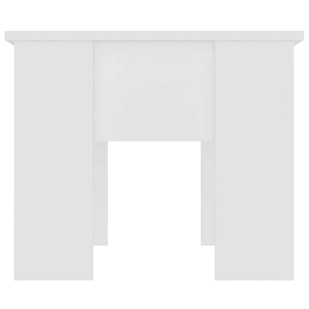 Coffee Table Lift-Top White Storage Compartment Modern Living Room Furniture