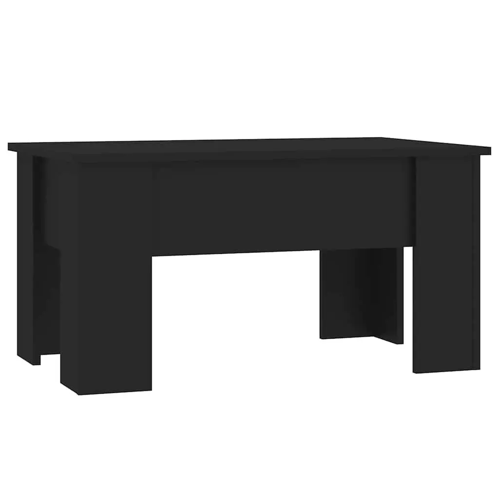 Coffee Table Lift Top Black Storage Compartment Living Room Furniture
