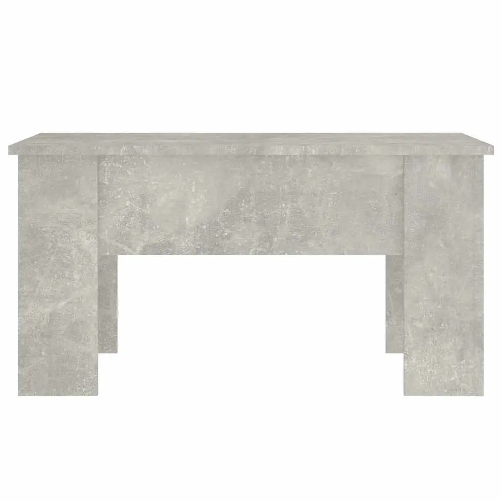 Coffee Table Lift Top Storage Engineered Wood Grey 79 x 49 x 41 cm Modern Living Room Furniture