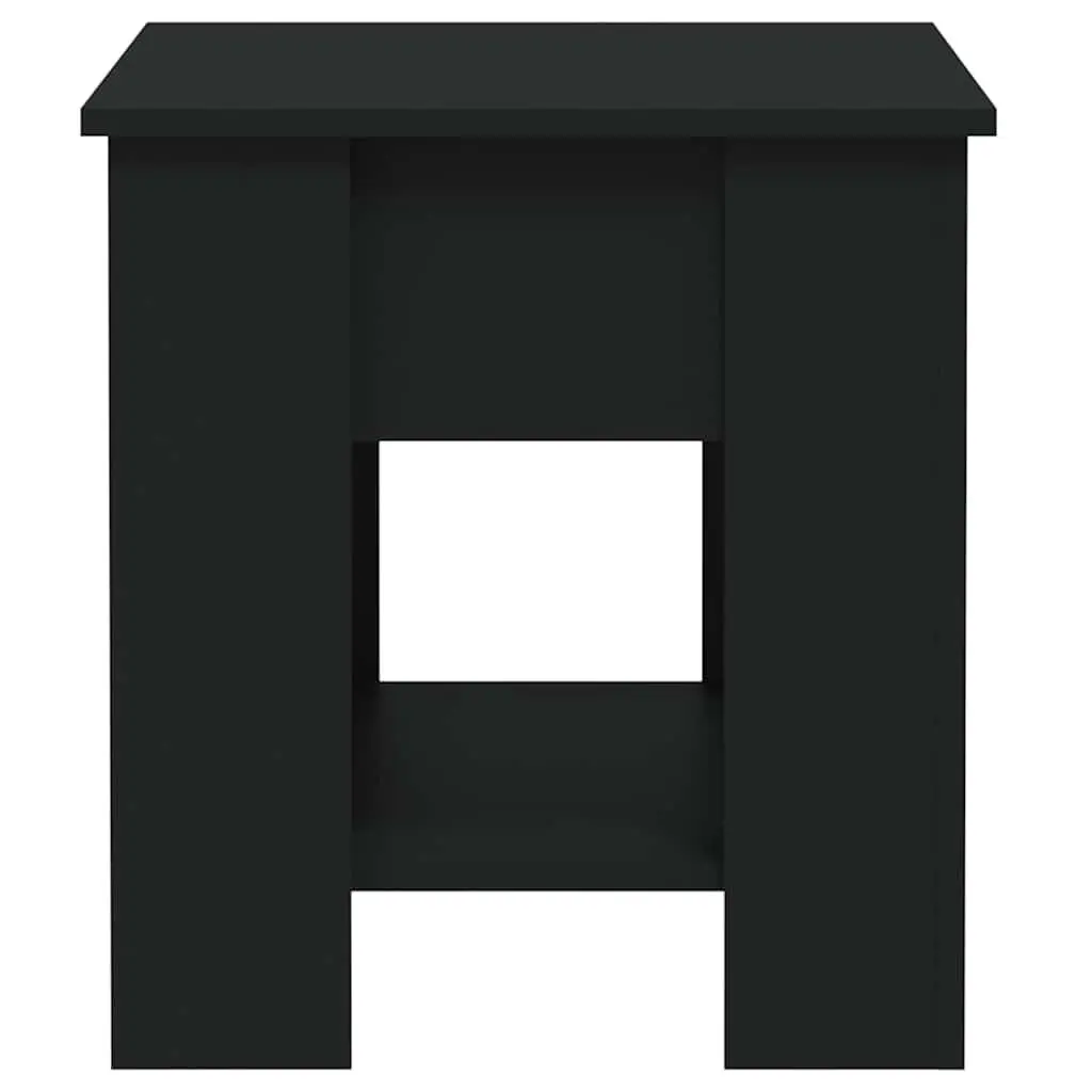 Coffee Table Lift-Top Black Engineered Wood Living Room 101L x 49W x 52H cm
