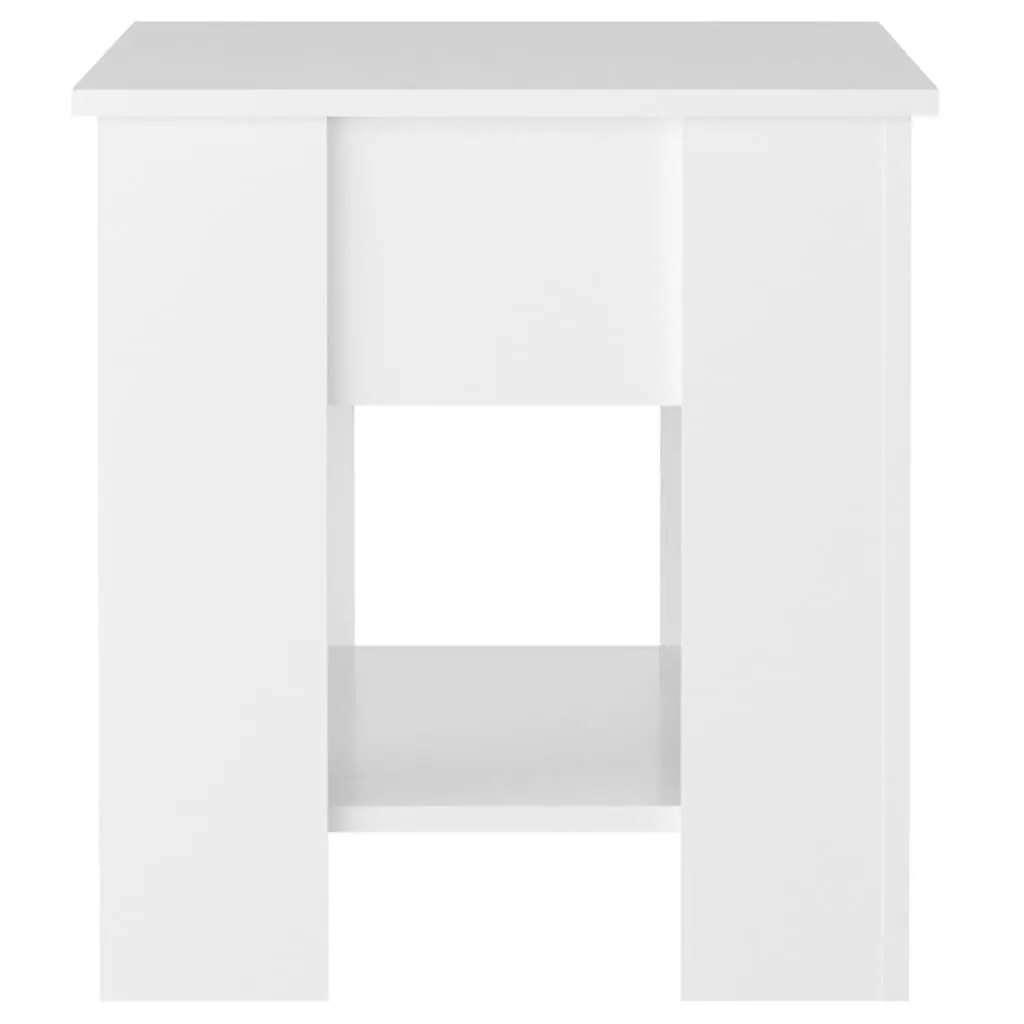 Coffee Table Lift-Top Modern White High Gloss Storage 101 x 49 x 52 cm