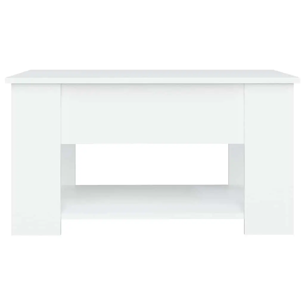 Coffee Table White Lift Top Design Living Room Furniture Engineered Wood
