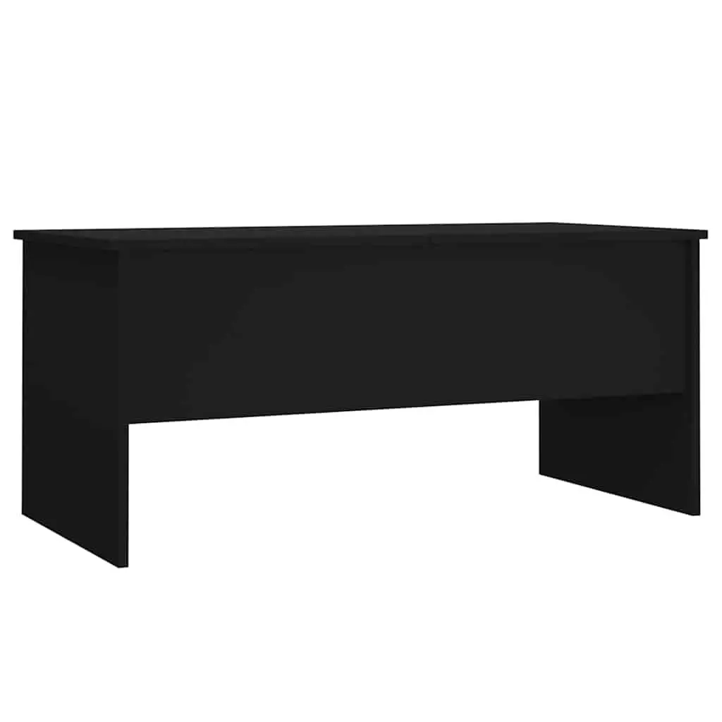 Coffee Table Lift Top Storage Compartment Modern Black 102cm x 50.5cm x 46.5cm