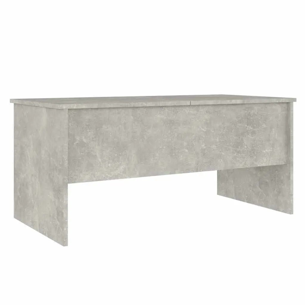 Grey Coffee Table with Lift-Top Storage