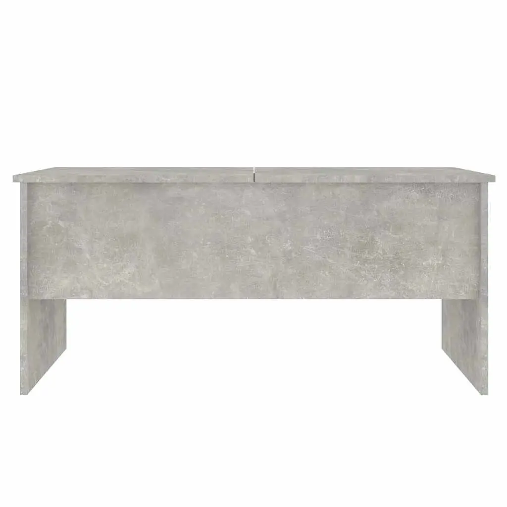 Grey Coffee Table with Lift-Top Storage