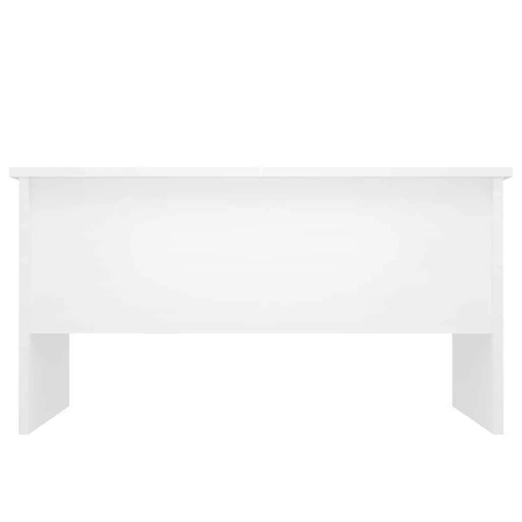 White Coffee Table with Lift-Top and Storage