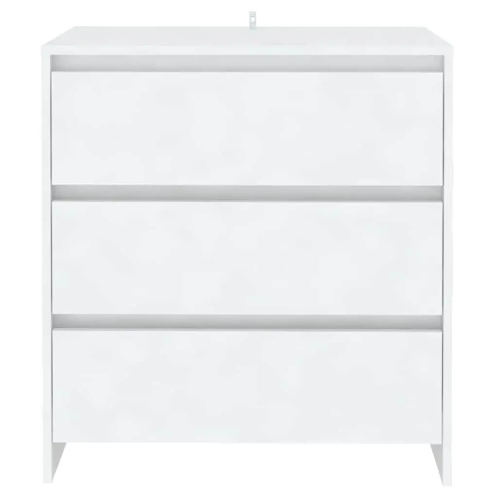 Sideboard White Storage Cabinet 3 Drawers Living Room Hallway Buffet Furniture