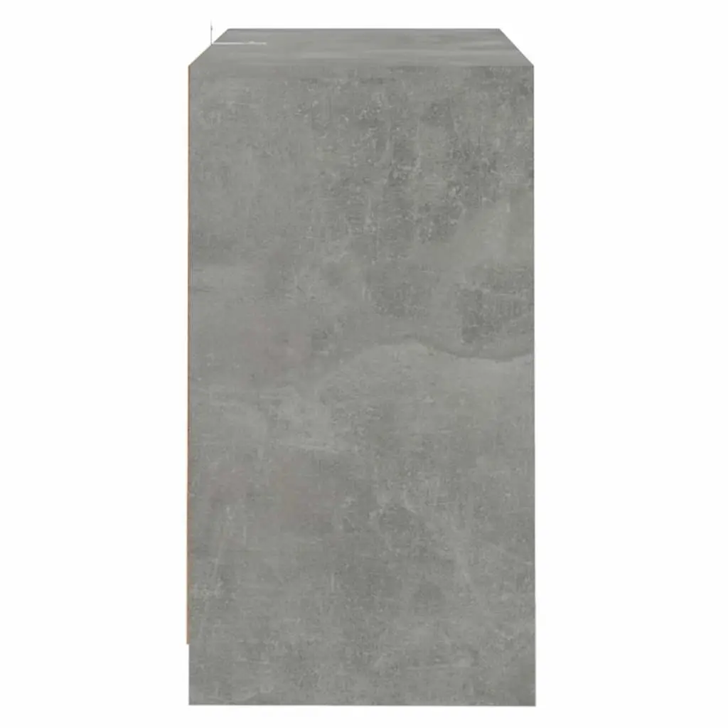 Sideboard Storage Cabinet 70x41x75cm Grey Engineered Wood with 3 Drawers