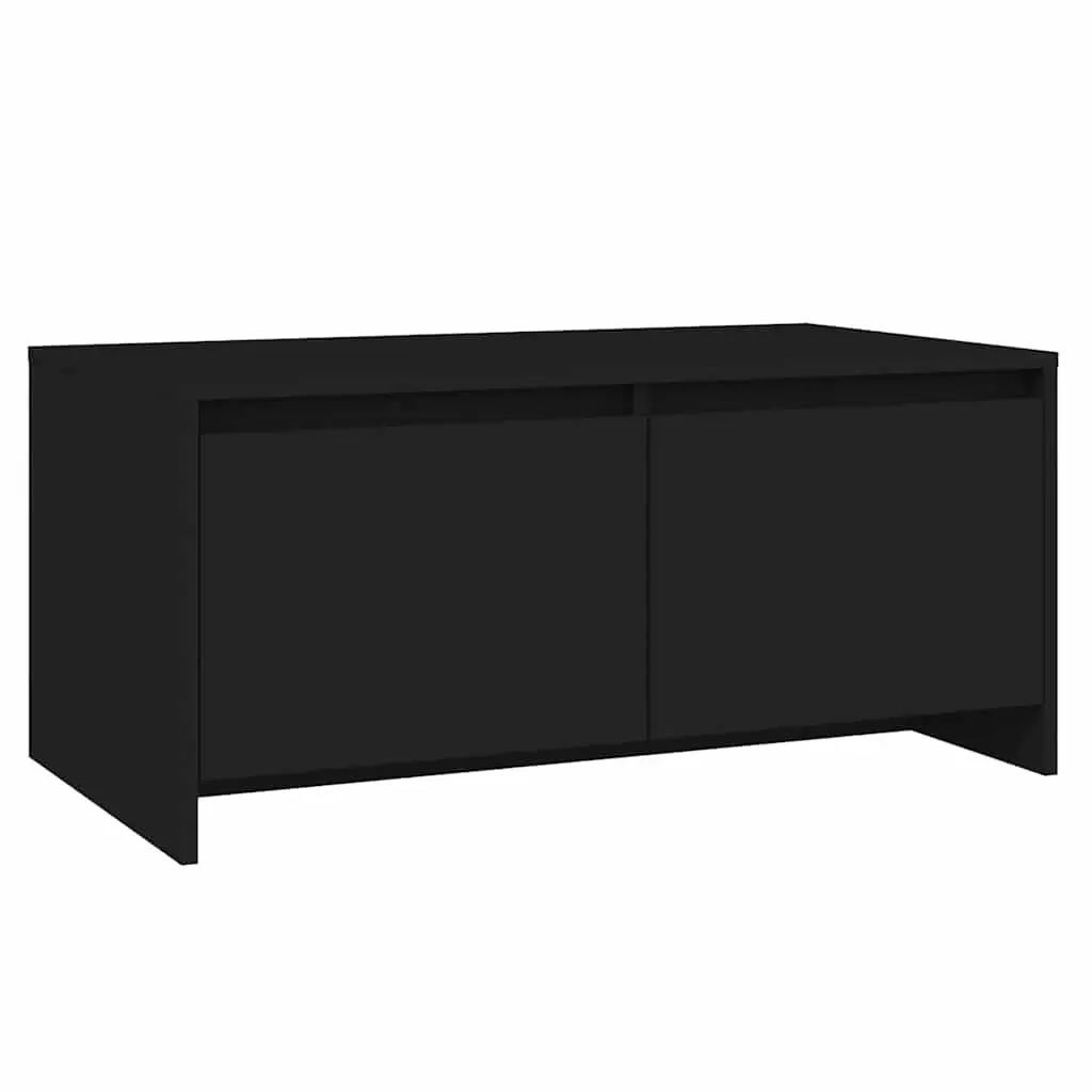 Coffee Table Modern Living Room Accent Furniture 90 x 50 x 41.5 cm Black