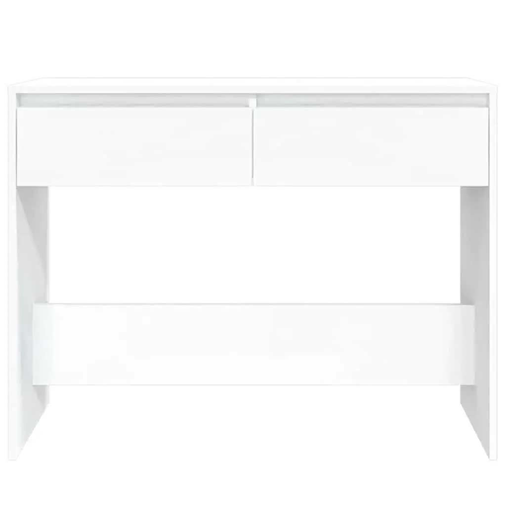 Console Table White Hallway Entrance Accent Storage Display 100 x 35 x 76.5 cm