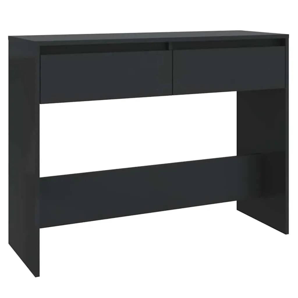Console Table Storage Accent Table 100x35x76.5cm Black