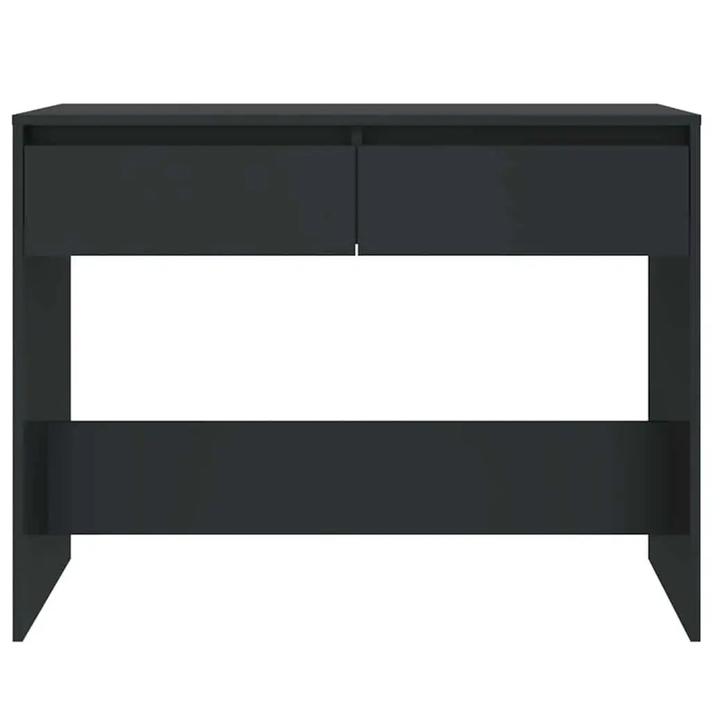 Console Table Storage Accent Table 100x35x76.5cm Black