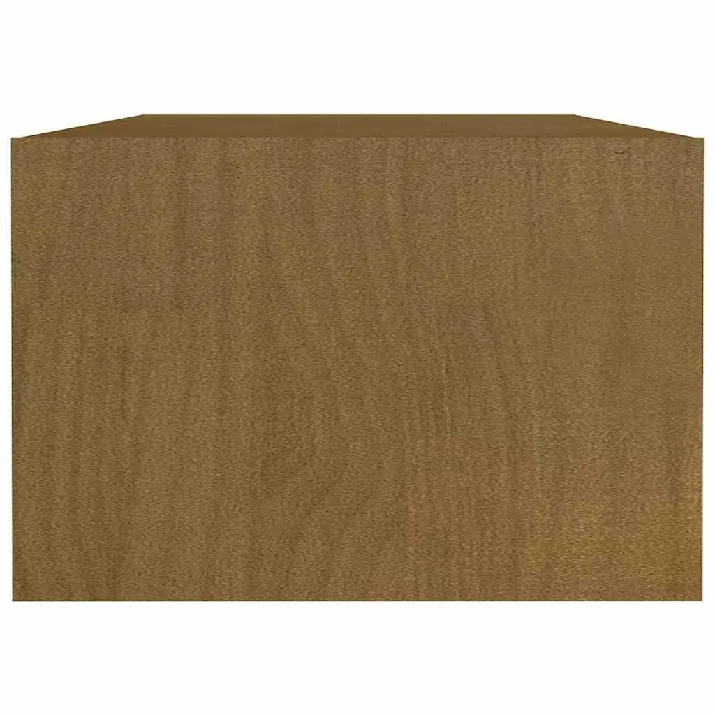 Solid Pinewood Coffee Table in Honey Brown