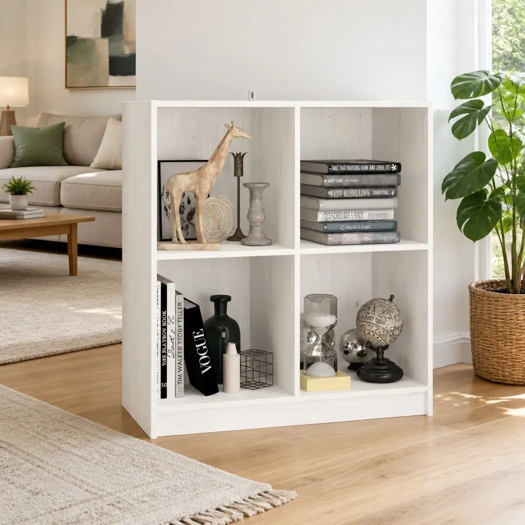 Sideboard Storage Cabinet Modern Living Room Furniture 70 x 33 x 76 cm White