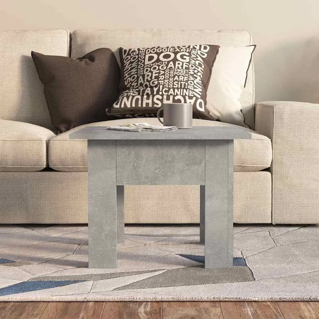 Coffee Table Grey Modern Design Accent Side Table Living Room Furniture