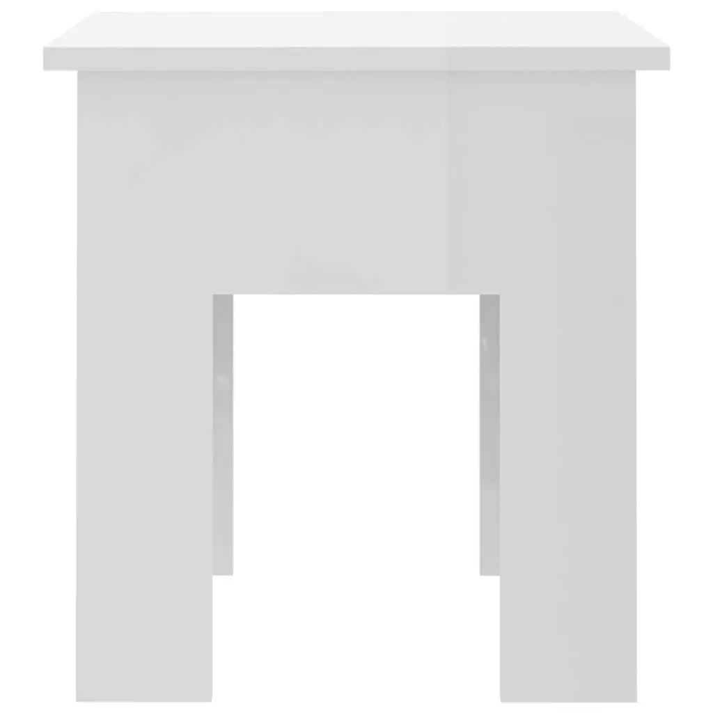 Coffee Table Modern Living Room Accent Furniture 40x40x42cm White