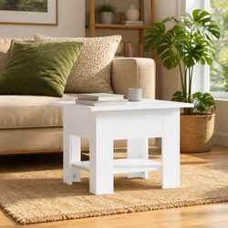 Reliable White Coffee Table with Storage for Every Home