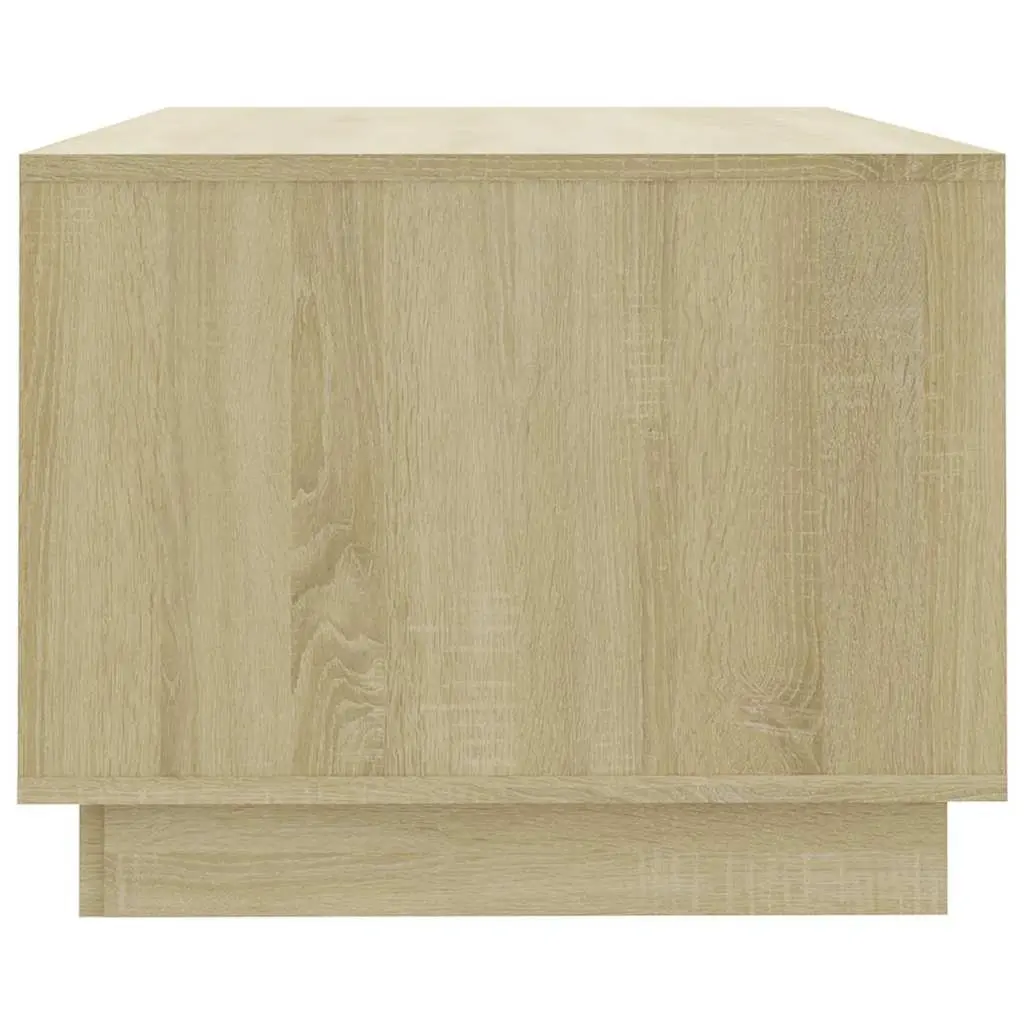 Coffee Table with Storage Shelves Brown Modern Living Room Accent Furniture