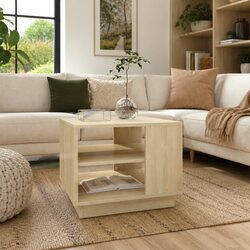 Affordable and Functional Brown Coffee Table