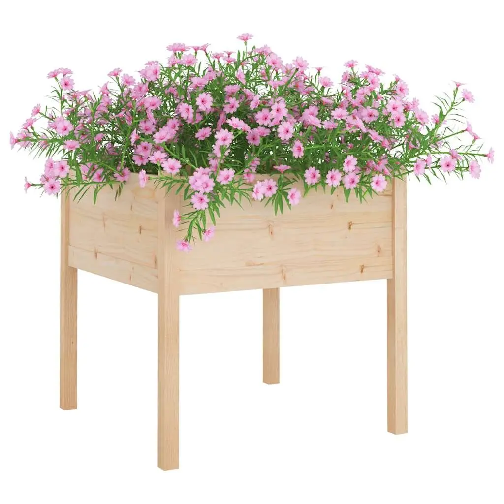 Garden Planters Outdoor Flower Boxes Large Deep Wide Brown 2 Piece