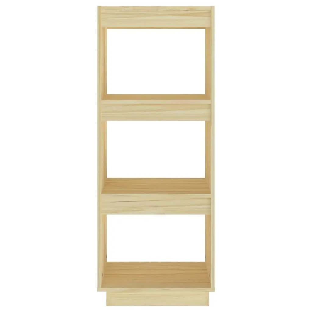Solid Pinewood Book Cabinet Room Divider Bookshelf Storage Organiser 40x35x103cm