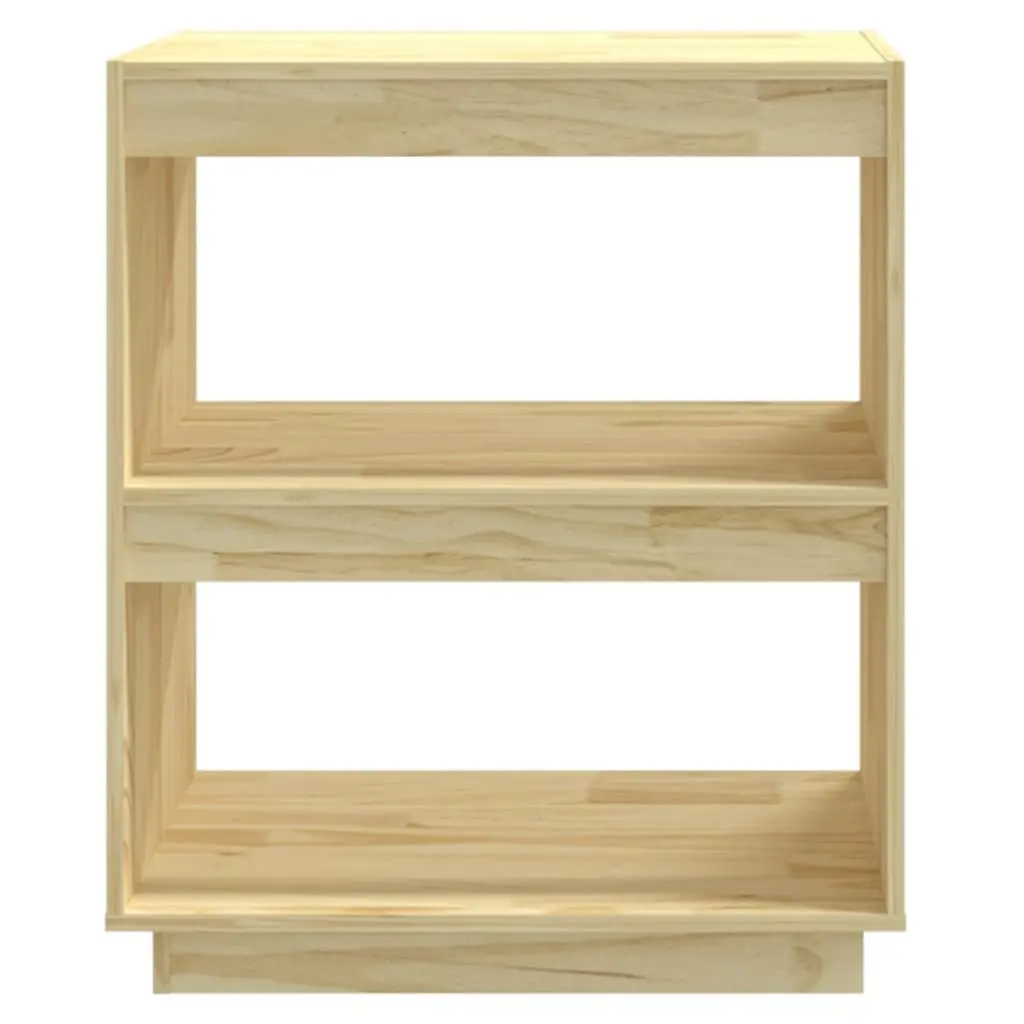 Wooden Book Cabinet Storage Shelf Organizer 60x35x71cm Brown