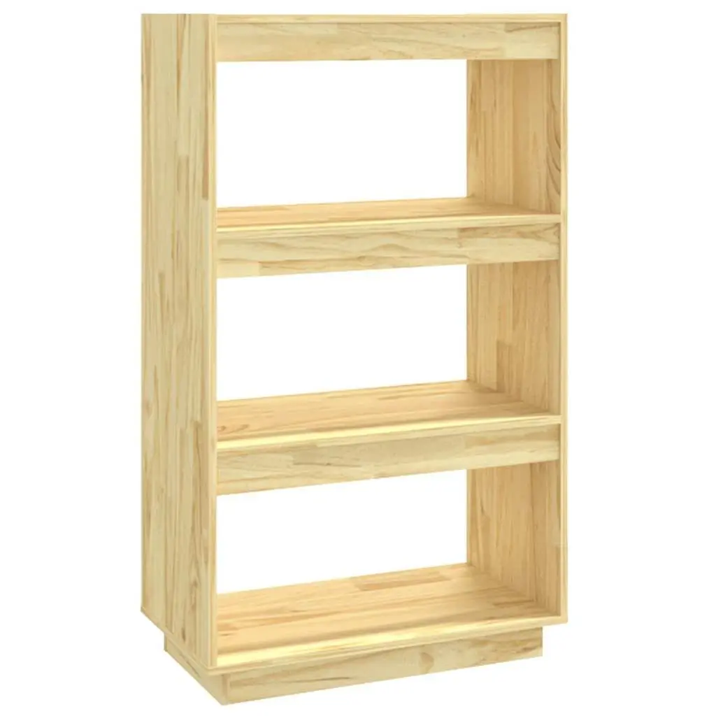 Wooden Book Cabinet Room Divider Storage Organizer 60W x 35D x 103H cm Brown