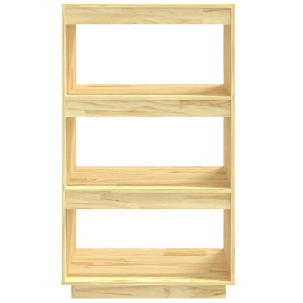Wooden Book Cabinet Room Divider Storage Organizer 60W x 35D x 103H cm Brown