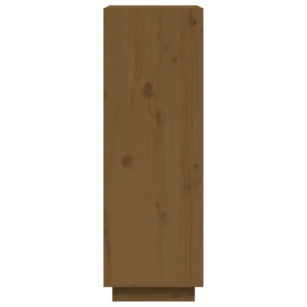Wooden Book Cabinet Room Divider Storage 60W x 35D x 103H cm Honey Brown