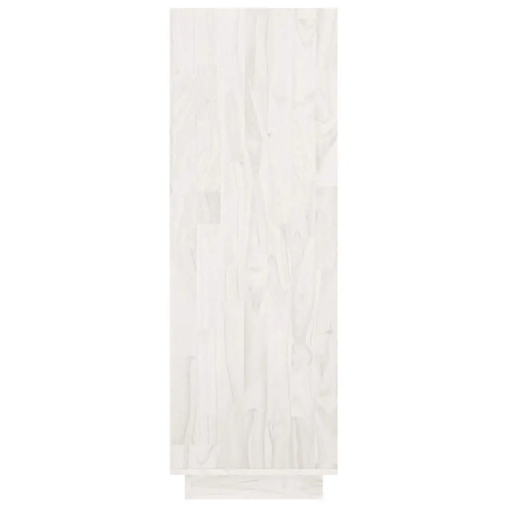 Book Cabinet Room Divider Storage Organiser White Wooden Shelving Unit 80W x 35D x 103H cm