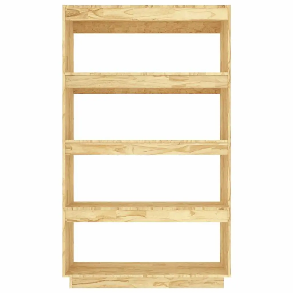 Wooden Book Cabinet Room Divider Shelving Unit Storage Organiser 80W x 35D x 135H cm Brown