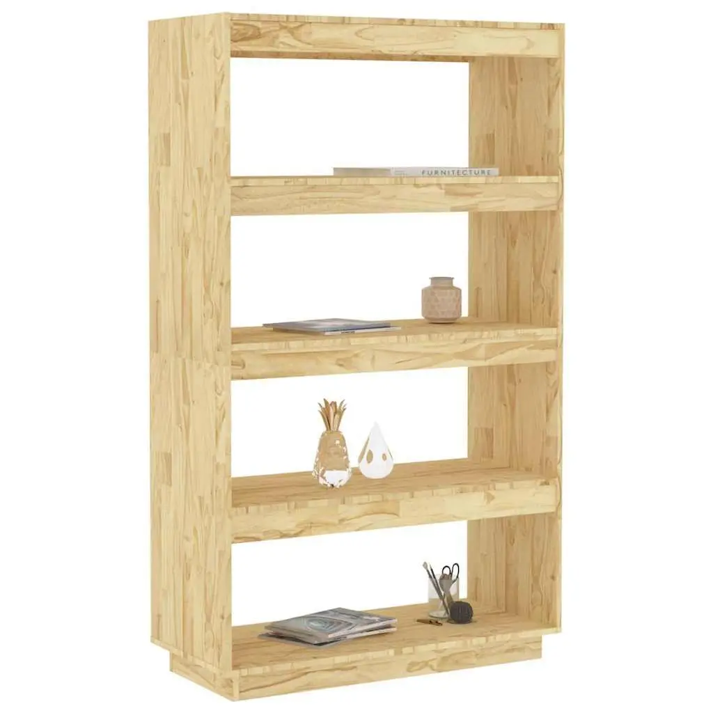 Wooden Book Cabinet Room Divider Shelving Unit Storage Organiser 80W x 35D x 135H cm Brown