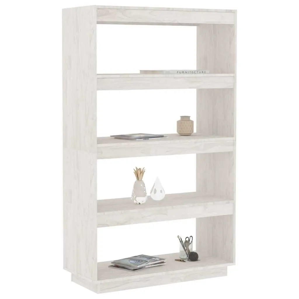 White Wooden Book Cabinet